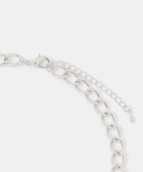 FOREVER 21(フォーエバー トゥエンティーワン)の「ハートチェーンネックレス(ネックレス・レディース・シルバー/ゴールド・FREE)」の3枚目の写真