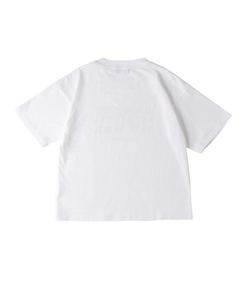 KANGOL(カンゴール)の「【EC別注】KANGOL カンゴール ブランド クラシック ロゴ プリント ショート丈 クロップド 半袖 Tシャツ(Tシャツ/カットソー・レディース・ライトグレー/オフホワイト/ブラック・L/M)」の8枚目の写真