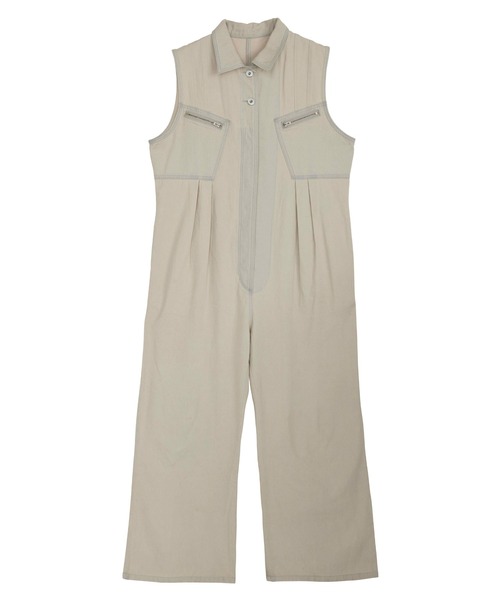 サロペット・オーバーオール・オールインワン ameri vintage MEDI PUFF SLEEVE ROMPERS Ameri（アメリ）の「MEDI PUFF SLEEVE ROMPERS（つなぎ