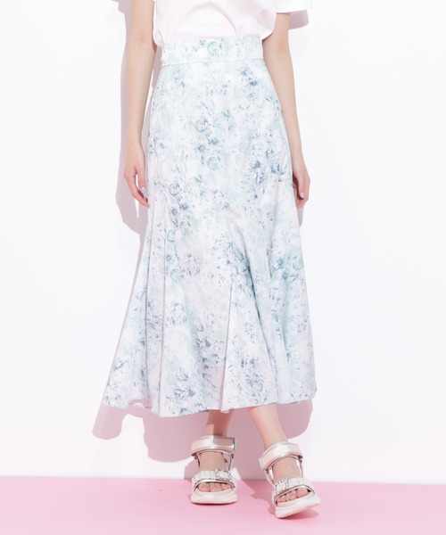 JILLSTUART❤︎大人可愛いフラワープリントフレアスカート セール】◇フラワープリントフレアスカート（スカート）｜JILL