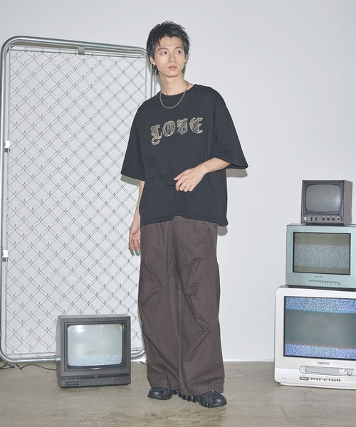 MSG（エムエスジー）の「ツータックウォッシュワイドパンツ【UNISEX】（その他パンツ・メンズ・ブラック/ブラウン・S/M/L）」の13枚目の写真