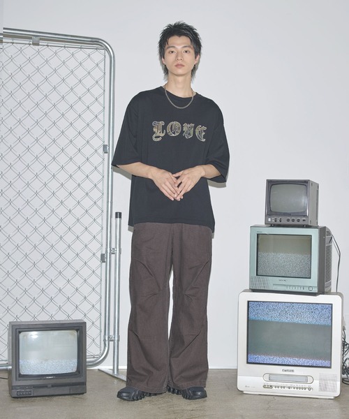 MSG（エムエスジー）の「ツータックウォッシュワイドパンツ【UNISEX】（その他パンツ・メンズ・ブラック/ブラウン・S/M/L）」の15枚目の写真