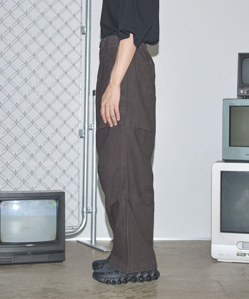MSG（エムエスジー）の「ツータックウォッシュワイドパンツ【UNISEX】（その他パンツ・メンズ・ブラック/ブラウン・S/M/L）」の20枚目の写真