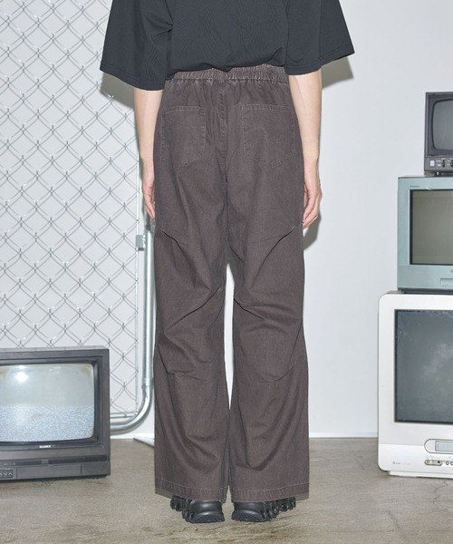 MSG（エムエスジー）の「ツータックウォッシュワイドパンツ【UNISEX】（その他パンツ・メンズ・ブラック/ブラウン・S/M/L）」の21枚目の写真