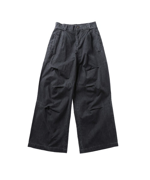 MSG（エムエスジー）の「ツータックウォッシュワイドパンツ【UNISEX】（その他パンツ・メンズ・ブラック/ブラウン・S/M/L）」の17枚目の写真