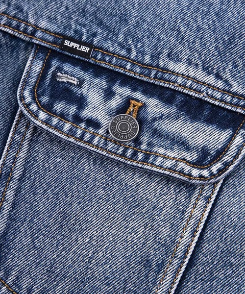SUPPLIER/サプライヤー Rhinestone Denim Jacket デニム