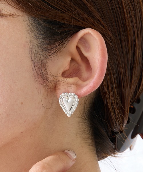 ヴィンテージハートピアス（ピアス（両耳用））｜PAPILLONNER