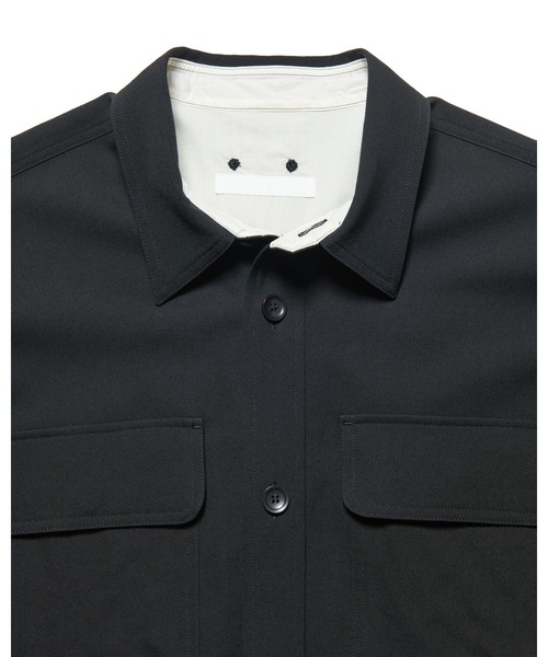 SOPHNET.（ソフネット）の「WASHER WOOL CPO SHIRT（シャツ/ブラウス・メンズ・カーキ/ブラック・1/3/2/4）」の9枚目の写真