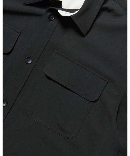 SOPHNET.（ソフネット）の「WASHER WOOL CPO SHIRT（シャツ/ブラウス・メンズ・カーキ/ブラック・1/3/2/4）」の10枚目の写真