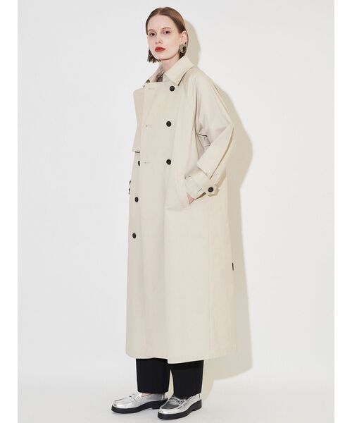 ELENDEEK（エレンディーク）の「ボアライナーセットトレンチコート（トレンチコート・レディース・モカ/アイボリー・01/02）」の8枚目の写真