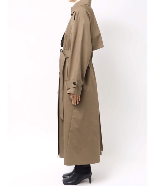 ELENDEEK（エレンディーク）の「ボアライナーセットトレンチコート（トレンチコート・レディース・モカ/アイボリー・01/02）」の15枚目の写真