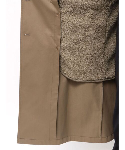 ELENDEEK（エレンディーク）の「ボアライナーセットトレンチコート（トレンチコート・レディース・モカ/アイボリー・01/02）」の20枚目の写真