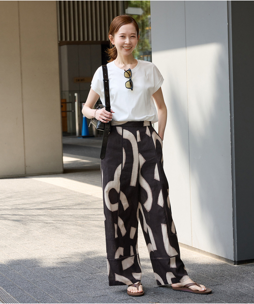 JOURNAL STANDARD(ジャーナルスタンダード)の「《追加4》汗ジミ防止ナノシアコンパクトTシャツ(Tシャツ/カットソー・レディース・ホワイト/ブラック/グレー・FREE)」の10枚目の写真