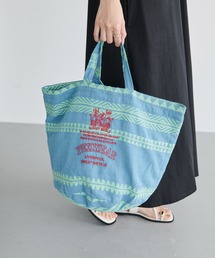 JACQUARD ROUND BOTTOM TOTE/ジャガードラウンドボトムトート
