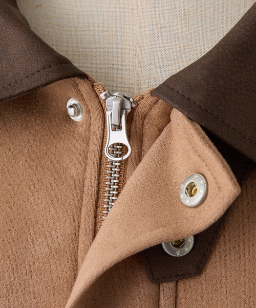 セール】フェイクレザージャケット（ブルゾン）｜one after