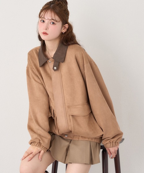 NICE CLAUP フェイクレザージャケット one after another NICE CLAUPフェイクレザージャケット - メルカリ