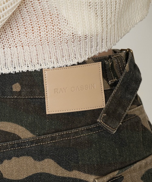 RAY CASSIN(レイカズン)の「カーゴミニスカート(スカート・レディース・カーキ/スカイブルー・S/M)」の7枚目の写真