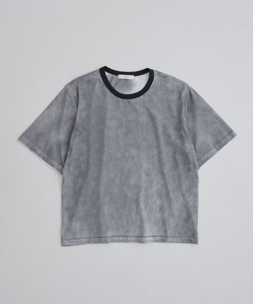 PUBLIC TOKYO（パブリックトウキョウ）の「エッジフェードリンガーT（Tシャツ/カットソー・メンズ・ダークブルー/ブラック・1/2）」の14枚目の写真
