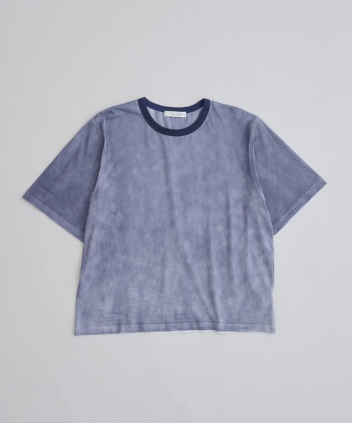 PUBLIC TOKYO（パブリックトウキョウ）の「エッジフェードリンガーT（Tシャツ/カットソー・メンズ・ダークブルー/ブラック・1/2）」の21枚目の写真
