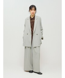 MIDIUMISOLID for Ladies ワイドコクーンパンツ