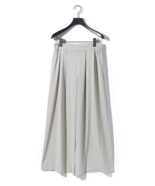 MIDIUMISOLID(ミディウミソリッド)の「MIDIUMISOLID for Ladies ワイドコクーンパンツ(その他パンツ・レディース・ベージュ/ブラック/グレー・FREE)」の4枚目の写真