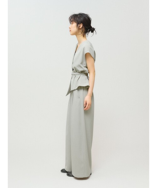 MIDIUMISOLID(ミディウミソリッド)の「MIDIUMISOLID for Ladies ワイドコクーンパンツ(その他パンツ・レディース・ベージュ/ブラック/グレー・FREE)」の7枚目の写真