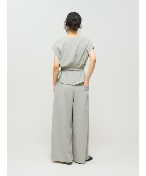 MIDIUMISOLID(ミディウミソリッド)の「MIDIUMISOLID for Ladies ワイドコクーンパンツ(その他パンツ・レディース・ベージュ/ブラック/グレー・FREE)」の8枚目の写真