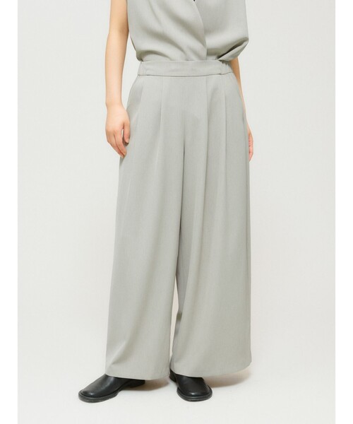 MIDIUMISOLID(ミディウミソリッド)の「MIDIUMISOLID for Ladies ワイドコクーンパンツ(その他パンツ・レディース・ベージュ/ブラック/グレー・FREE)」の9枚目の写真