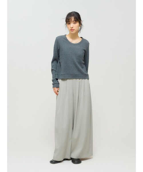 MIDIUMISOLID(ミディウミソリッド)の「MIDIUMISOLID for Ladies ワイドコクーンパンツ(その他パンツ・レディース・ベージュ/ブラック/グレー・FREE)」の14枚目の写真
