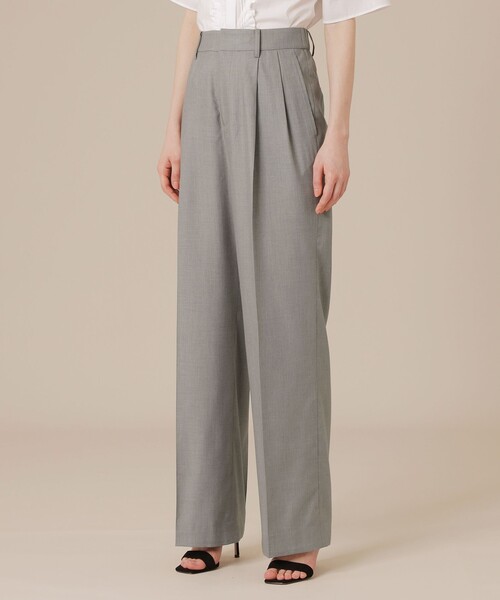 MACKINTOSH LONDON(マッキントッシュ ロンドン)の「ファインキュプラポリエステルパンツ(その他パンツ・レディース・グレー系その他/ネイビー・36/38)」の6枚目の写真