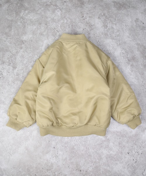 AIMABLE(エマーブル)の「リバーシブルボアブルゾン(ブルゾン・キッズ・ブラック/ベージュ・140/130/120/110/100)」の10枚目の写真