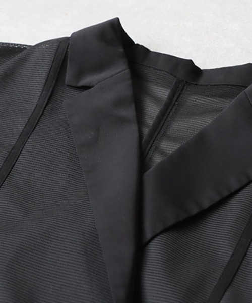 antiqua（アンティカ）の「シアージャケット（テーラードジャケット・レディース・ブラック・ONESIZE）」の15枚目の写真