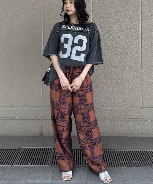 ROSE BUD（ローズバッド）の「FADET 32 H/S TEE（Tシャツ/カットソー・レディース・ライトブルー/チャコールグレー・ONE SIZE）」の19枚目の写真