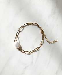 TIMELESS&THREE（タイムレスアンドスリー）の「バロック淡水パールブレスレット（ブレスレット）」