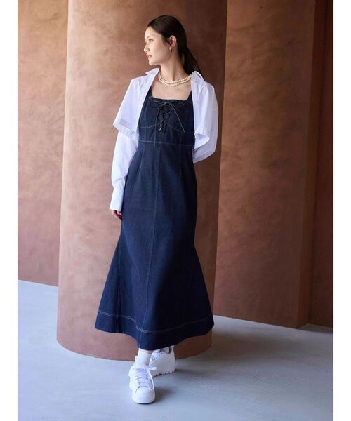 MERCURYDUO(マーキュリーデュオ)の「2WAYレングスシャツ(シャツ/ブラウス・レディース・オフホワイト/ライトブルー/その他1・FREE)」の9枚目の写真