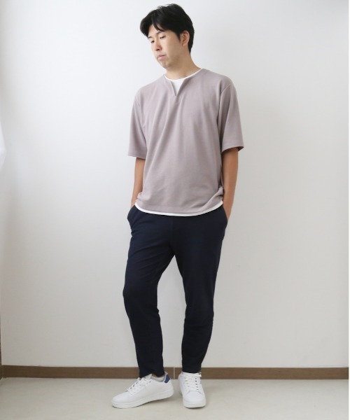 BACKYARD FAMILY(バックヤードファミリー)の「PERSONS スニーカー(スニーカー・メンズ・ホワイト/ホワイト×ネイビー・26cm/26.5cm/27cm/25cm/25.5cm)」の8枚目の写真