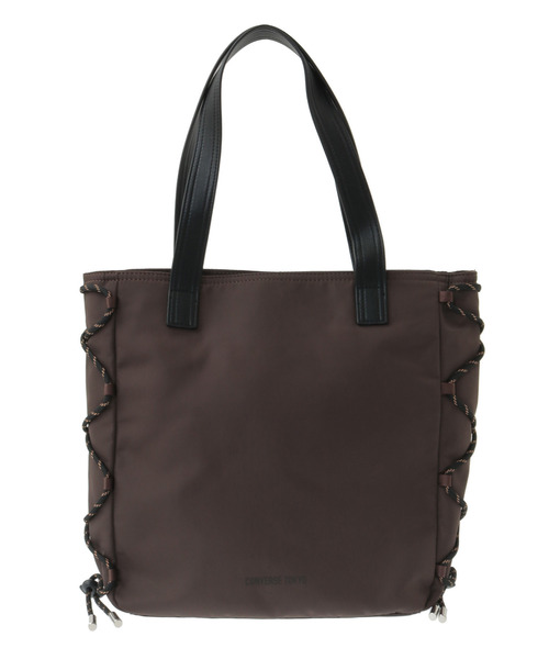 CONVERSE TOKYO(コンバーストウキョウ)の「LACE-UP CORD TOTE BAG(ショルダーバッグ・レディース・ブラウン/カーキ/ブラック・FREE)」の3枚目の写真