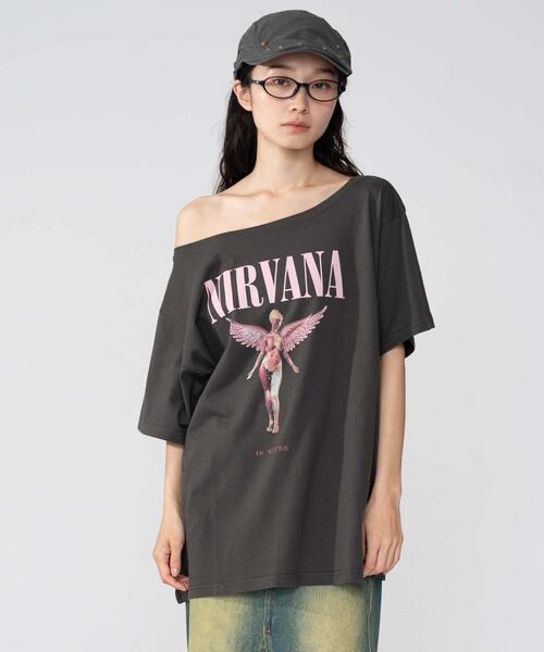 NIRVANA（ニルヴァーナ）の「∴WEGO/NIRVANA別注オフショルビッグT（Tシャツ/カットソー・レディース・その他2/その他1/その他3・FREE）」の13枚目の写真