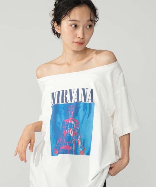 NIRVANA（ニルヴァーナ）の「∴WEGO/NIRVANA別注オフショルビッグT（Tシャツ/カットソー・レディース・その他2/その他1/その他3・FREE）」の16枚目の写真
