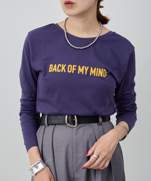 SHENERY(シーナリー)の「ロゴロンTEE(Tシャツ/カットソー・レディース・ネイビー/イエロー・FREE)」の2枚目の写真