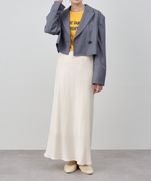 SHENERY(シーナリー)の「ロゴロンTEE(Tシャツ/カットソー・レディース・ネイビー/イエロー・FREE)」の6枚目の写真