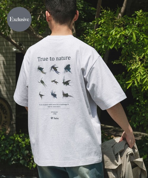 セール】『別注』Foxfire×DOORS 毛針プリントTシャツ（Tシャツ