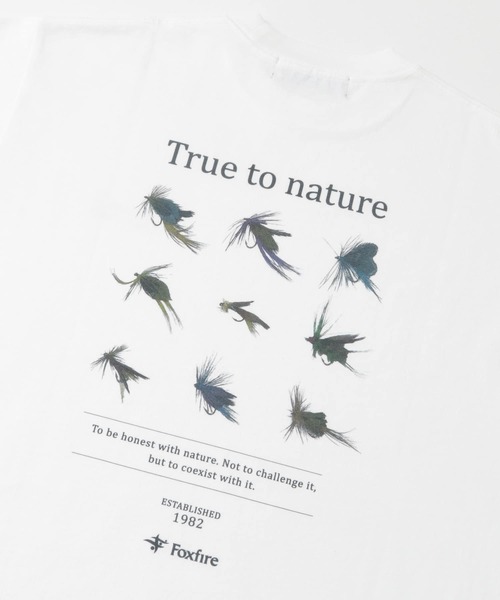 Foxfire(フォックスファイヤー)の「『別注』Foxfire×DOORS 毛針プリントTシャツ(Tシャツ/カットソー・メンズ・ホワイト/ライトグレー・MEDIUM/LARGE)」の20枚目の写真