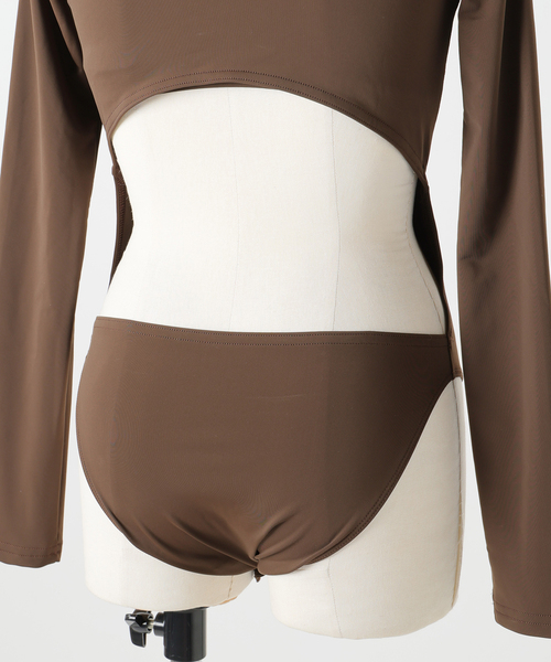 EDIT. FOR LULU（エディットフォールル）の「【HAUS/ハウズ】BODYSUITS（Tシャツ/カットソー・レディース・ブラウン・SMALL/MEDIUM）」の16枚目の写真