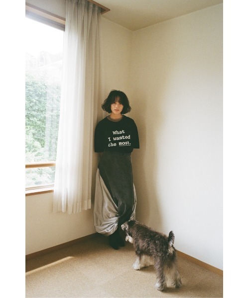 TANGTANG（タンタン）の「【TANGTANG for NORIYUKI MAKIHARA 】僕が一番欲しかったもの（Tシャツ/カットソー・メンズ・ブラック/ホワイト・SMALL/MEDIUM/LARGE/X-LARGE）」の6枚目の写真