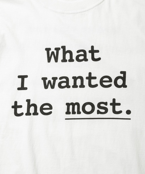 TANGTANG（タンタン）の「【TANGTANG for NORIYUKI MAKIHARA 】僕が一番欲しかったもの（Tシャツ/カットソー・メンズ・ブラック/ホワイト・SMALL/MEDIUM/LARGE/X-LARGE）」の9枚目の写真