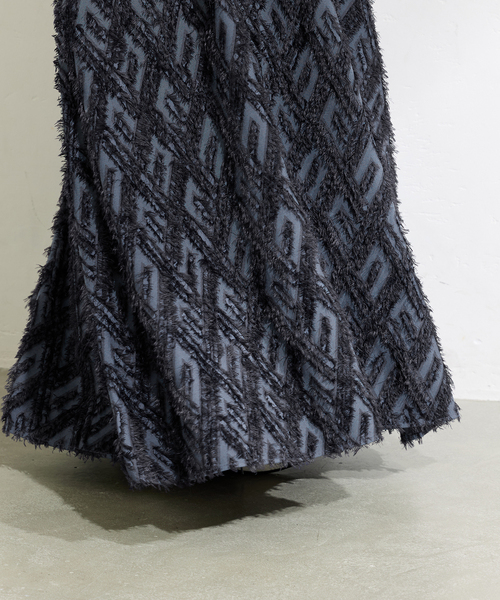 JOURNAL STANDARD（ジャーナルスタンダード）の「カットジャガードワンピ（ワンピース・レディース・ブラック/ネイビー・FREE）」の14枚目の写真