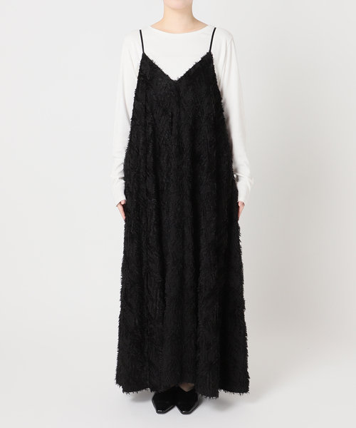 JOURNAL STANDARD（ジャーナルスタンダード）の「カットジャガードワンピ（ワンピース・レディース・ブラック/ネイビー・FREE）」の15枚目の写真