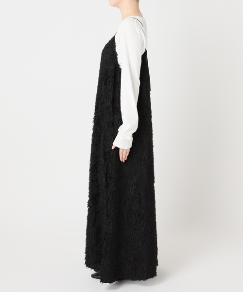 JOURNAL STANDARD（ジャーナルスタンダード）の「カットジャガードワンピ（ワンピース・レディース・ブラック/ネイビー・FREE）」の16枚目の写真