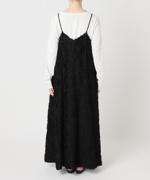 JOURNAL STANDARD（ジャーナルスタンダード）の「カットジャガードワンピ（ワンピース・レディース・ブラック/ネイビー・FREE）」の17枚目の写真